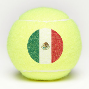 Balles De Tennis Drapeau Mexicain