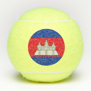 Balles De Tennis Drapeau patriotique cambodgien