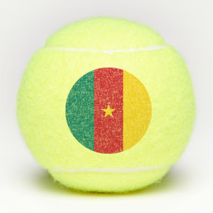Balles De Tennis Drapeau patriotique du Cameroun