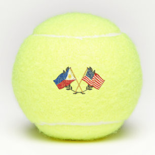 Balles De Tennis Drapeau philippin américain Patrimoine philippin V
