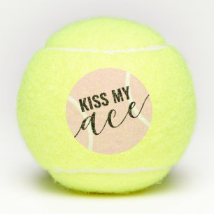 Balles De Tennis Drôle Embrasse Ma Fille Rose Ace