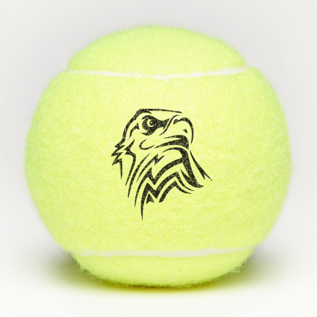 Balles De Tennis Eagle chauve Clipart (Devant)