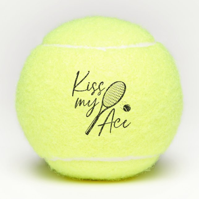 Balles De Tennis Embrasse mon âce (Devant)