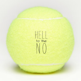 Balles De Tennis Enfer au NON Typographie drôle