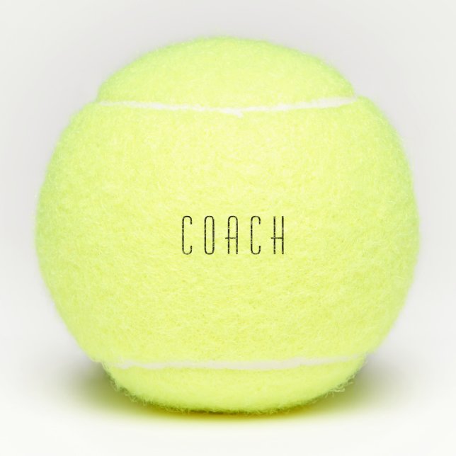 Balles De Tennis Entraîneur (Devant)