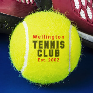 Balles De Tennis Équipe membre personnalisée du Tennis Club