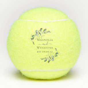 Balles De Tennis Eucalyptus Mariage de monographie verte
