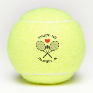 Balles De Tennis Faveur de fête d'anniversaire de tennis preppy