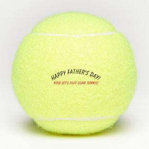Balles de tennis : Fête des pères heureuse !
