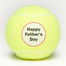 Fête des pères heureuse de tennis