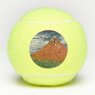 Balles De Tennis Fuji rouge, Aka Fujiyama Volcan Katsushika Hokusai