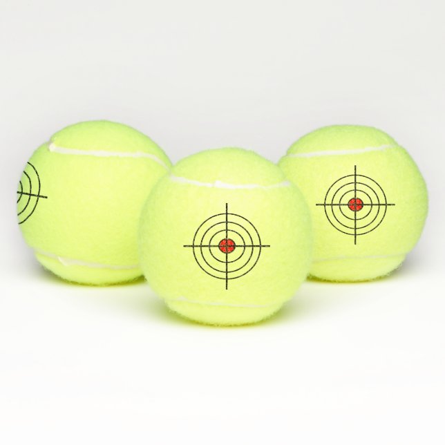 Balles De Tennis Funny Irlande Bullseye Tennis Balls (Multiple)