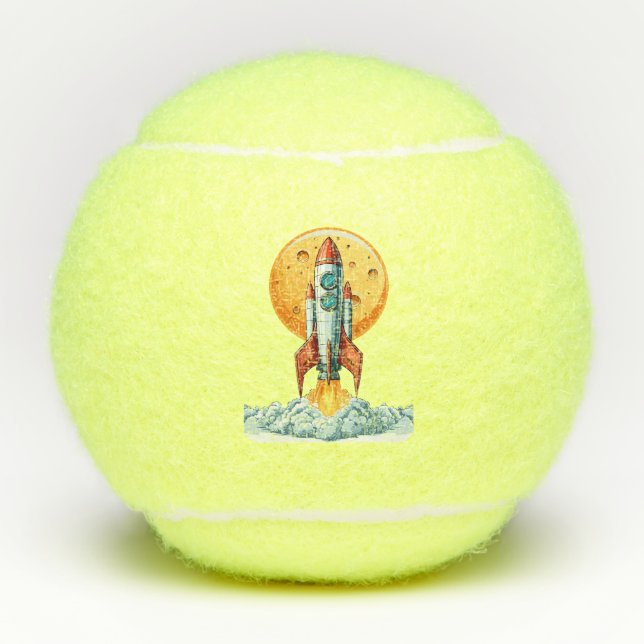 Balles De Tennis fusée (Devant)