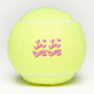 Balles De Tennis Grappe de Coeurs Plutôt Vibrants Nuances de rose