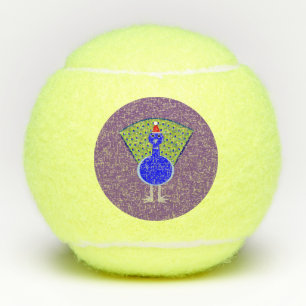 Balles De Tennis Gros paon de Noël