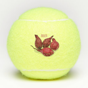 Balles De Tennis Illustration de dessin animé Shallot
