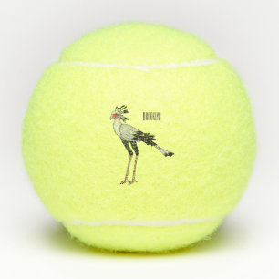 Balles De Tennis Illustration de dessin du secrétaire pour oiseaux