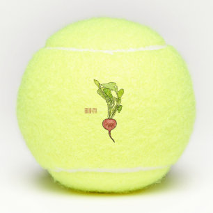 Balles De Tennis Illustration de dessin Radish