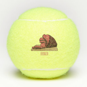 Balles De Tennis Illustration de jambon