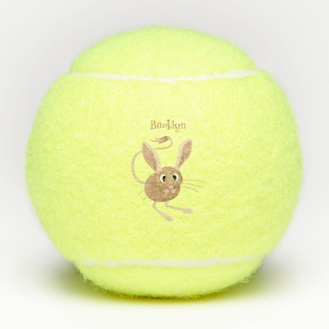 Balles De Tennis Illustration de jerboa aux longues oreilles (Devant)