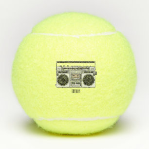 Balles De Tennis Illustration de la bande dessinée radio