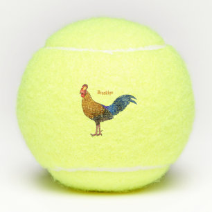Balles De Tennis Illustration de la caricature d'oiseaux de jungle
