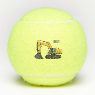 Balles De Tennis Illustration de la pelle Crawler