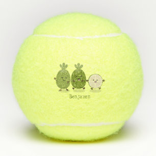 Balles De Tennis Illustration de mignonne guava feijoa