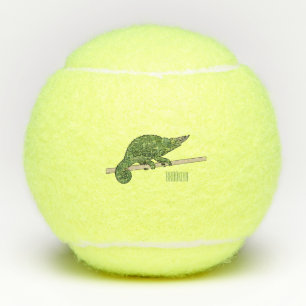Balles De Tennis Illustration du caméléon de Jackson