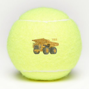 Balles De Tennis Illustration d'un camion à grande échelle