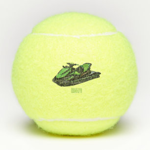 Balles De Tennis Illustration Jet ski