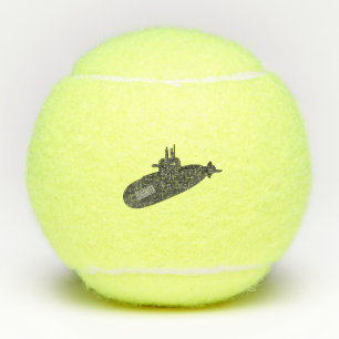 Balles De Tennis Illustration sous-marine