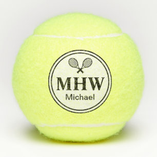 Balles De Tennis Initiales modernes