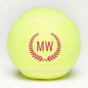 Balles De Tennis Initiales Modernes