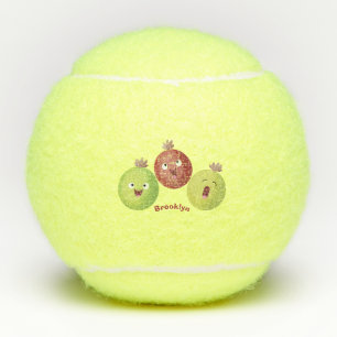 Balles De Tennis Joli trio gooseberry chantant dessin animé