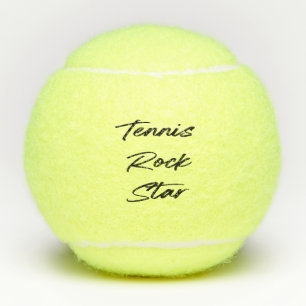 Balles De Tennis Joueur de l'équipe de tennis rock Star