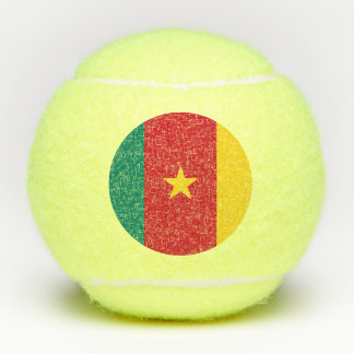 Balles De Tennis Le drapeau camerounais du Tennis Ball