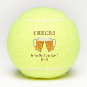 Balles De Tennis Le meilleur monogramme du monde papa d'anniversair