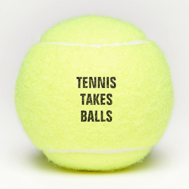 Balles De Tennis Le tennis prend des boules (Devant)