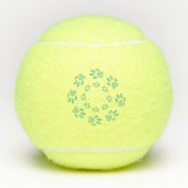 Balles De Tennis Les pas de l'animal de compagnieTennis Ball