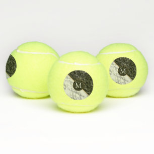 Balles De Tennis Lettre personnalisée Monogramme personnalisé Boule