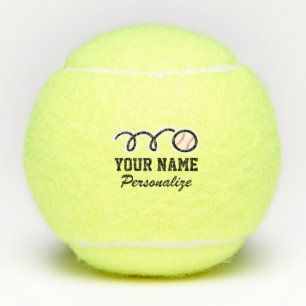 Balles De Tennis Logo de sport de base-ball de couture jaune