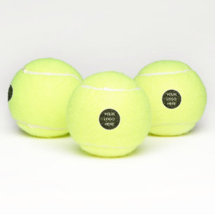 Balles De Tennis Logo Entreprise Marque Commerciale Promotionnelle