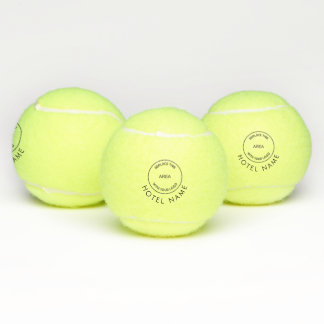 Balles De Tennis Logo personnalisé minimaliste Nom de l'hôtel Tout