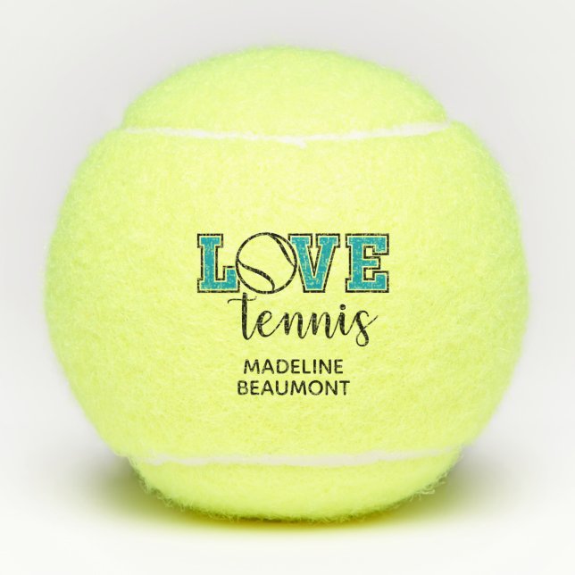 Balles De Tennis Love Tennis (Devant)