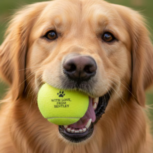 Balles De Tennis Mariage de parent de chien personnalisé Favoriser