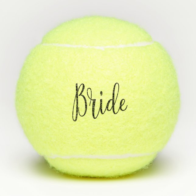 Balles De Tennis Mariée de typographie moderne (Devant)
