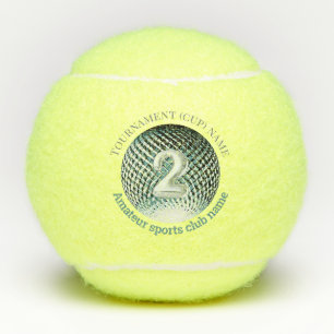 Balles De Tennis Médaille d'argent 2ème place tennis vainqueur