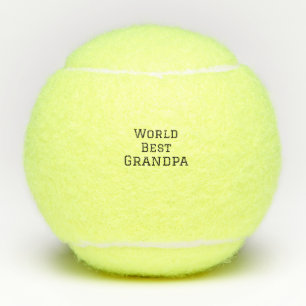 Balles De Tennis Meilleur grand-père ajouter nom texte sport texte 