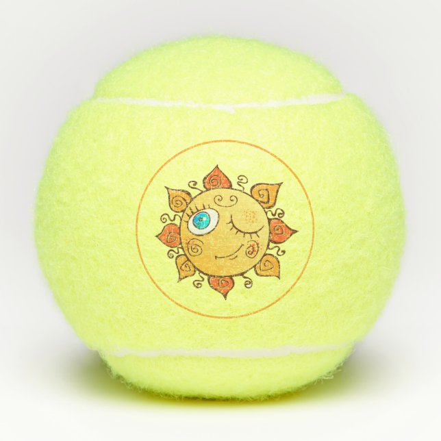 Balles De Tennis Mélange soleil lunaire (Devant)